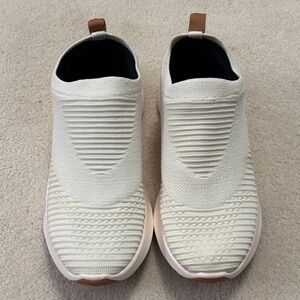 Vessi Cream Slip-On Sneakers